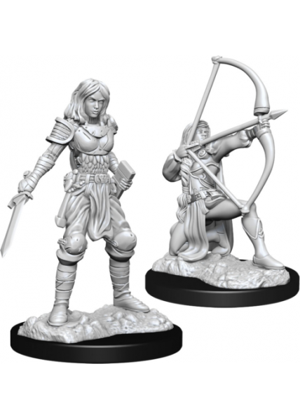 Pathfinder Unpainted Miniatures: Human Female Fighter